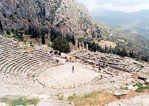 Delphi Theatre in Greece 